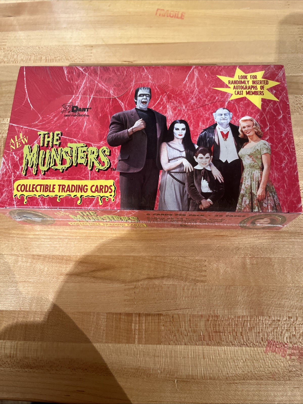 The MUNSTERS 1997 Collectible Trad Card Series 2 DART FACTORY SEALED BOX 36 PACK The MUNSTERS 1997 Collectible Trad Card Series 2 DART FACTORY SEALED BOX 36 PACK