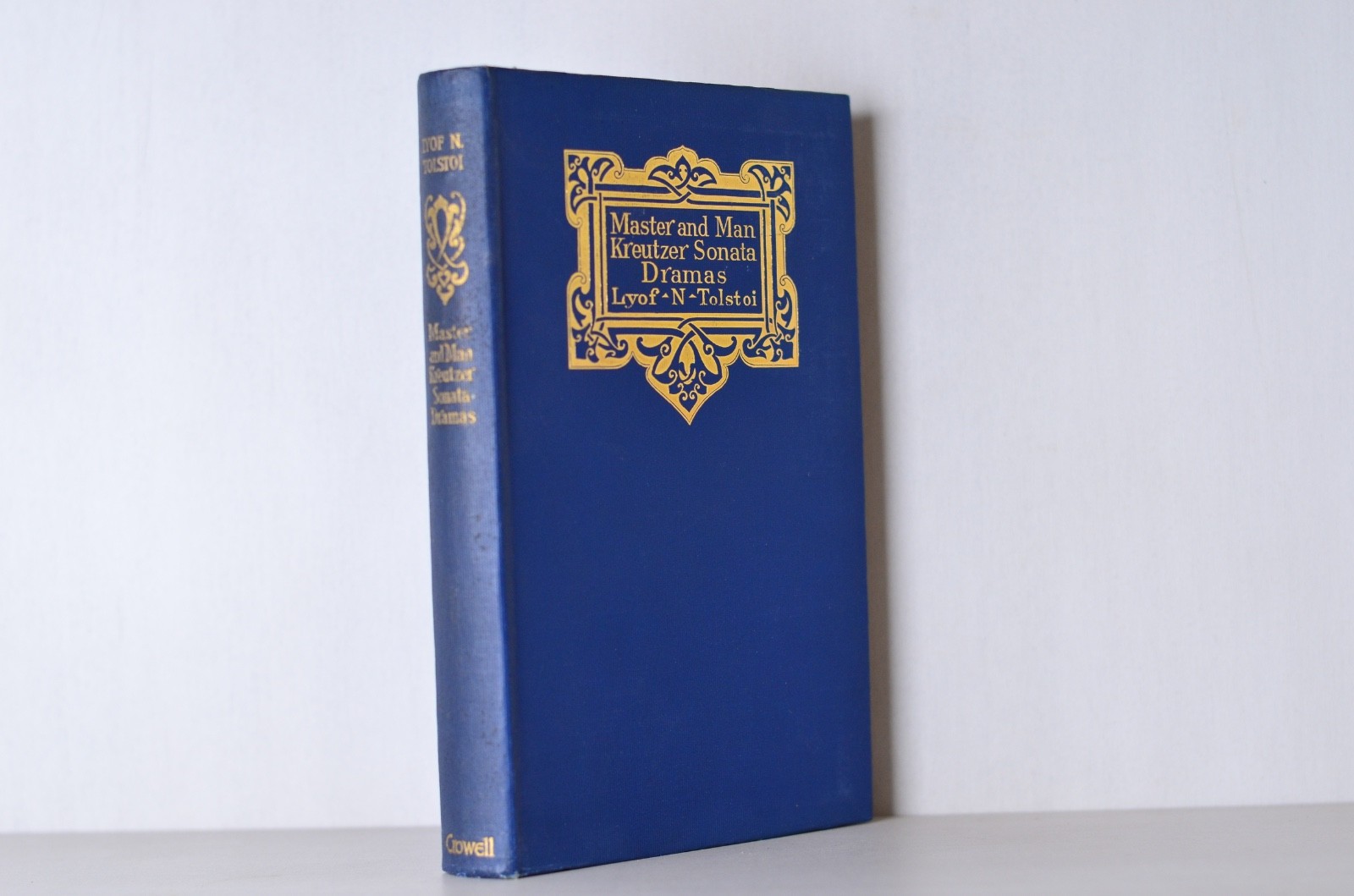 Antique Master and Man Kreutzer Sonata Dramas by Leo Tolstoy 1899 Crowell