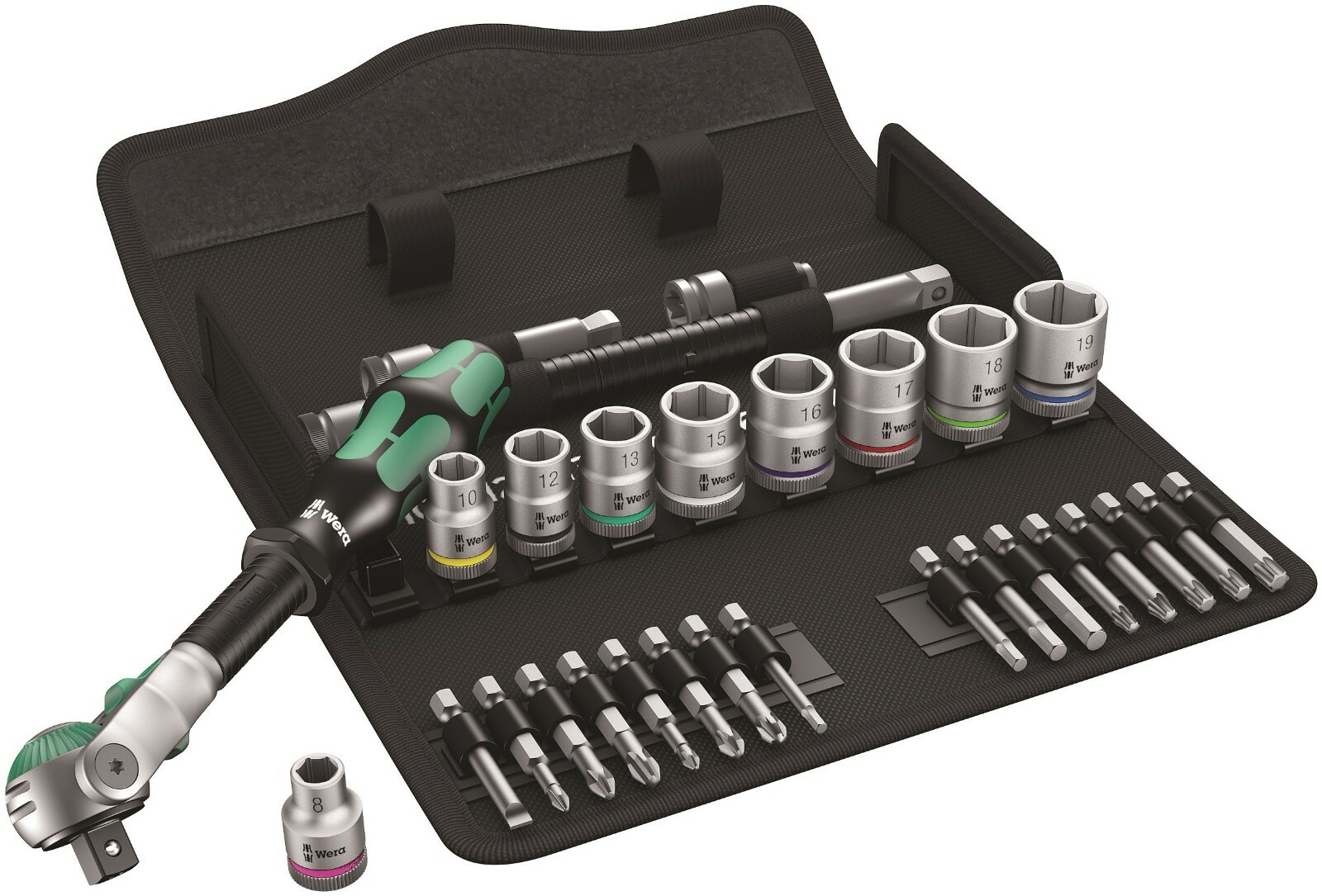 Wera 8100 SB 6 Zyklop Speed Ratchet Set 3/8