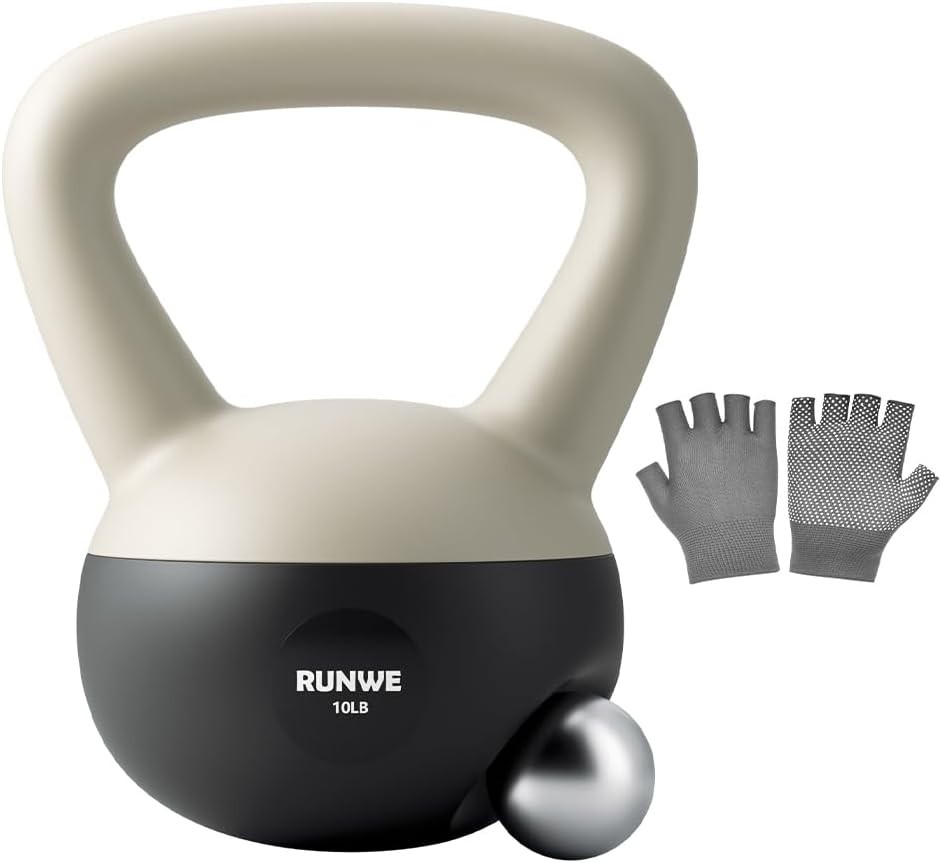 Soft Kettlebell 5lb 10lb 15lb 20lb 25lb, Sand Filled Kettlebell, Quiet & Soft Kettlebell 5lb 10lb 15lb 20lb 25lb, Sand Filled Kettlebell, Quiet &