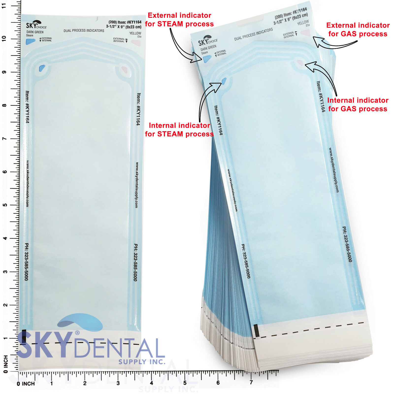 Sterilization Pouches- 3.5 \