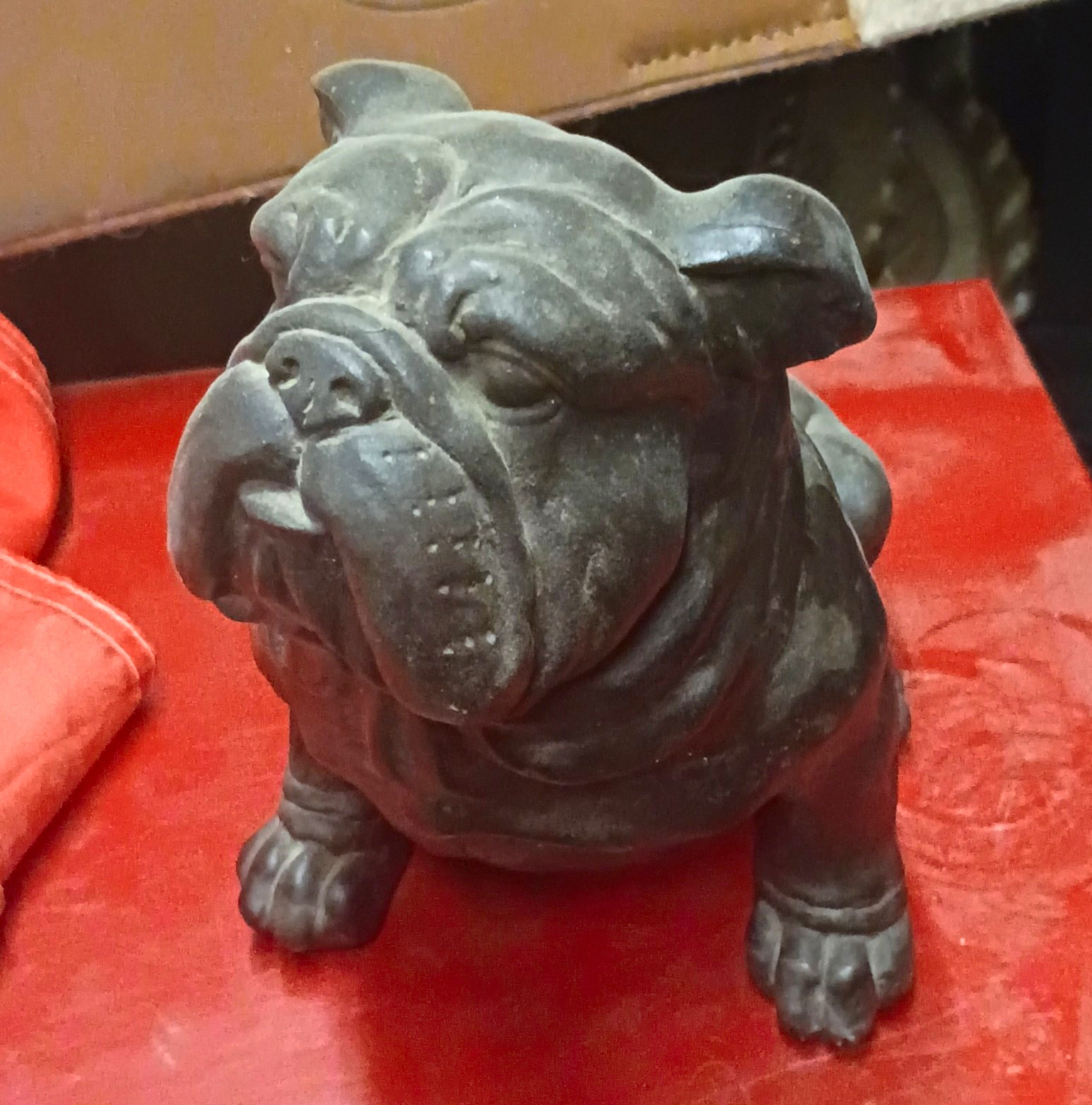 English Bulldog Metal Figurine Statue Collectible Dog Sculpture English Bulldog Metal Figurine Statue Collectible Dog Sculpture