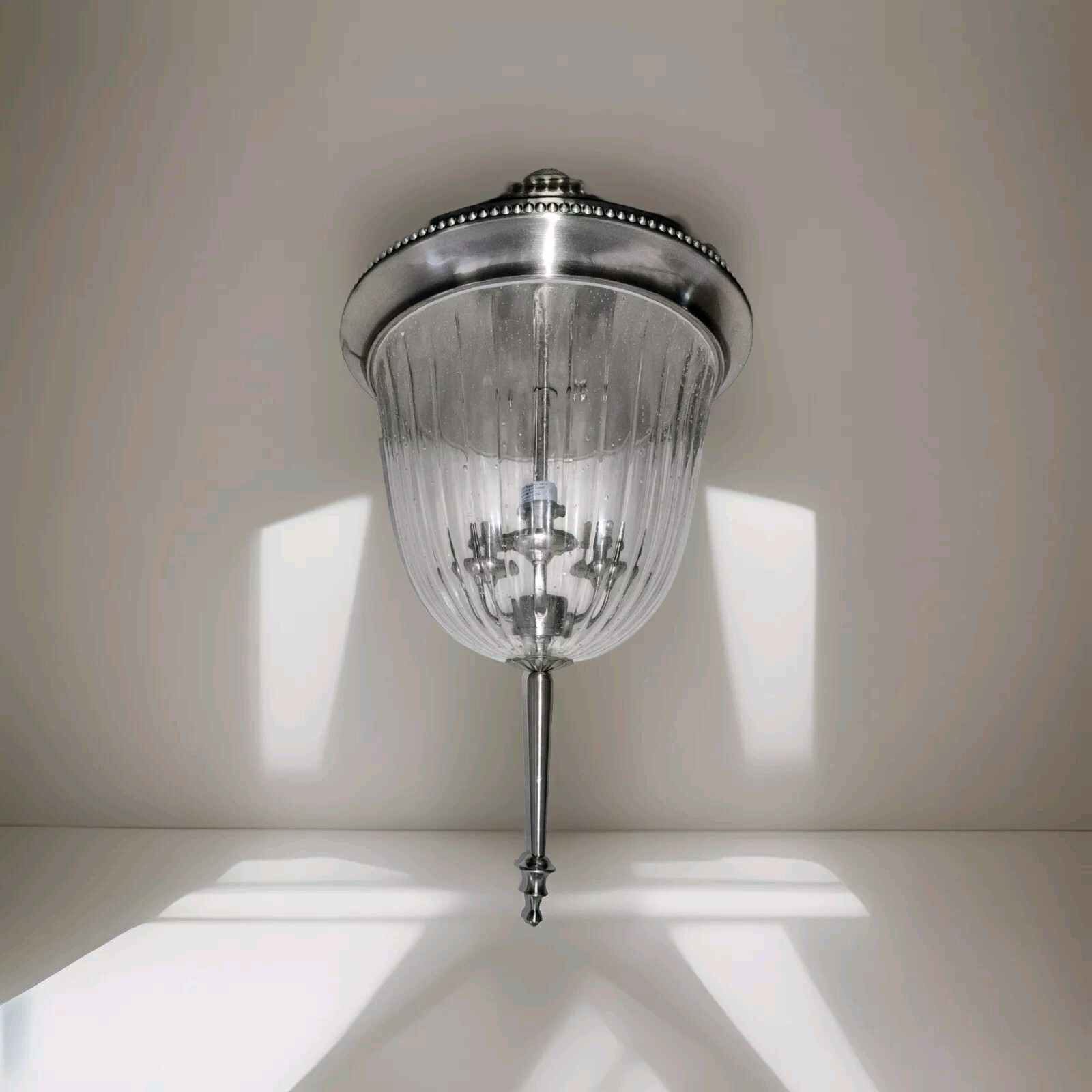 Disney Grand Floridian Resort Ceiling Light – Brushed Nickel and Glass Dome