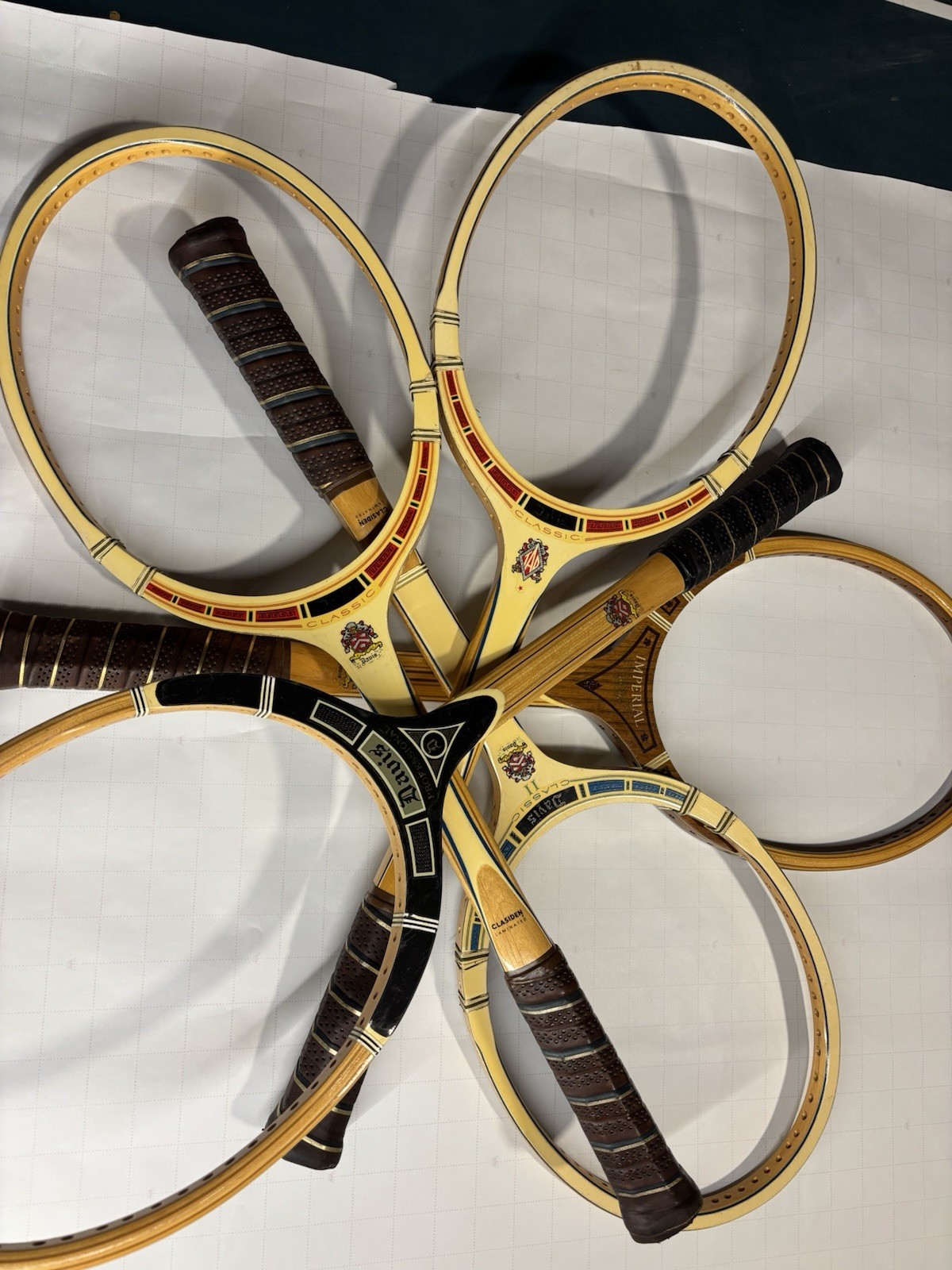 Lot Tad Davis Racquets New Unstrung Lot Tad Davis Racquets New Unstrung