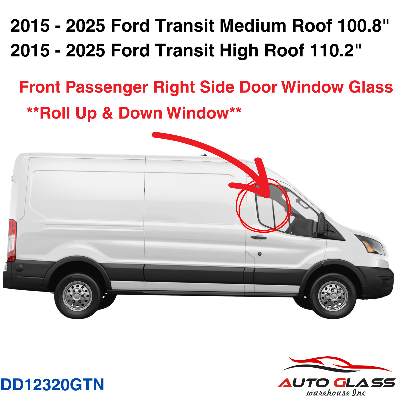 Fit 15-25 Ford Transit 110.2