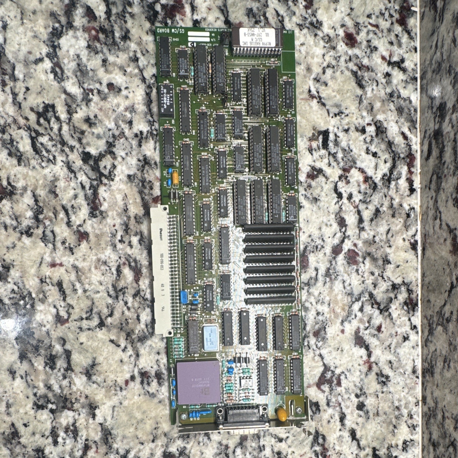 Vintage Radius GS/CM NuBus Video Card 297-0053-B ASSY 630-0063 Apple Macintosh