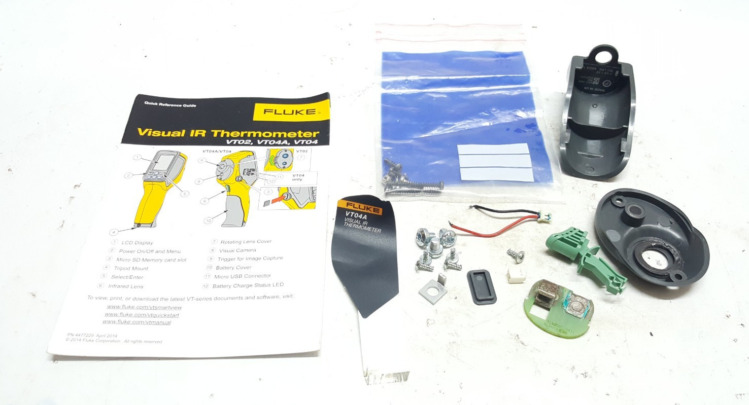 FLUKE VT02, VT04A, VT04 VISUAL IR THERMOMETER