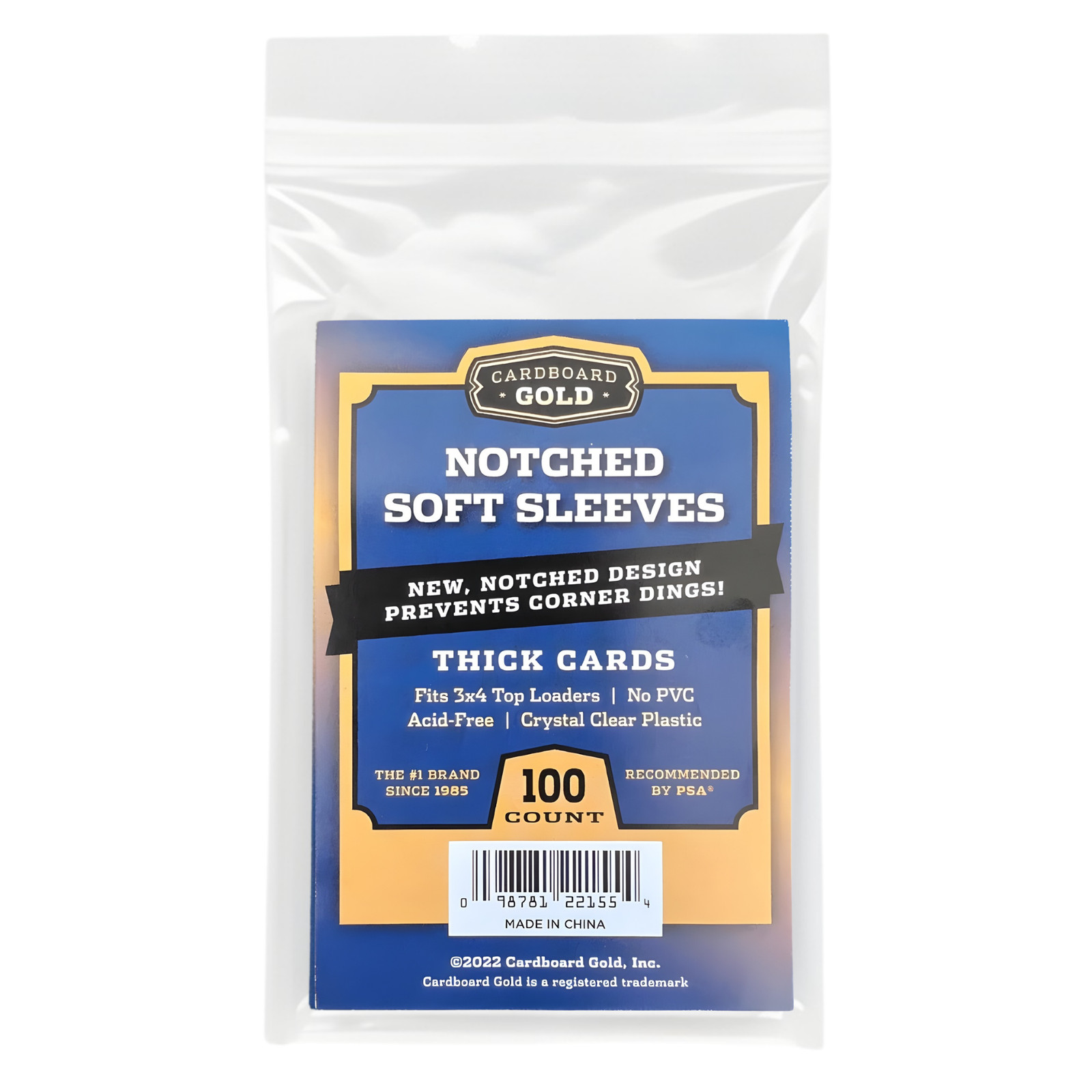 10,000 CBG Premium Easy Glide Notched Easy Load THICK Card Soft Sleeves 🔥 🔥