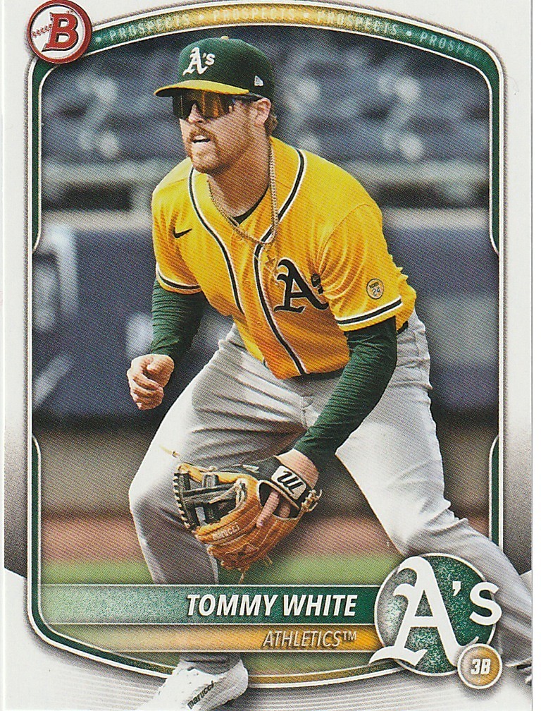 Tommy White Athletics 2025 Bowman Draft **** Tommy White Athletics 2025 Bowman Draft ****