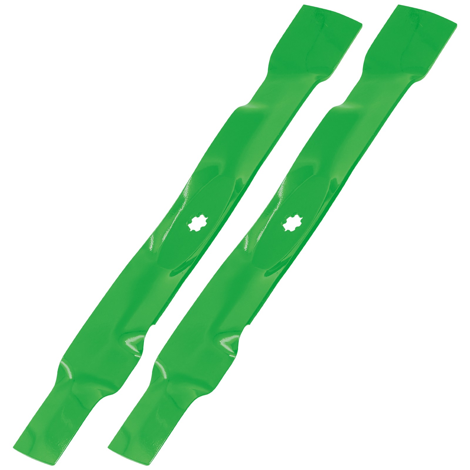 2 Deck Blade For John Deere Am141034 Am141032 Am137327 M154061 M154060