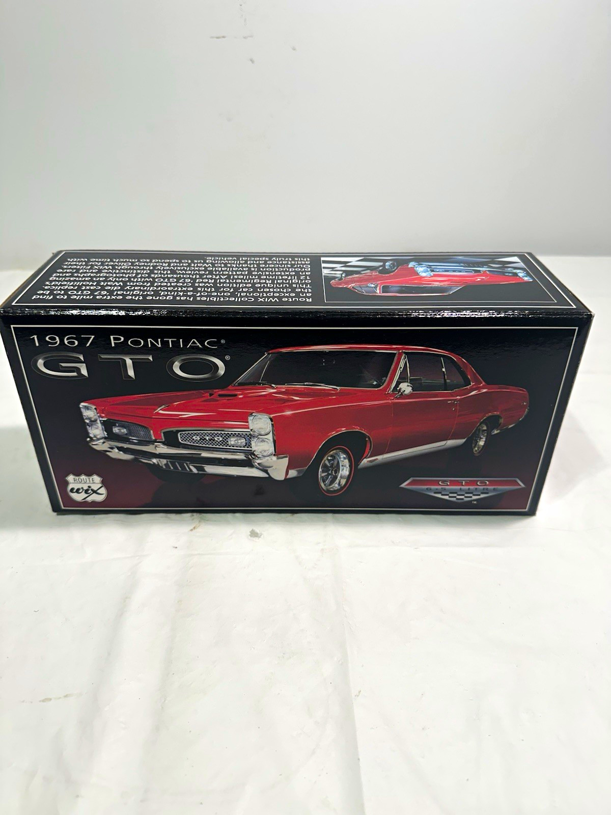 Route WIX Collectibles 1967 Pontiac GTO Red 1:24 Diecast GM Licensed MPN 99167 Route WIX Collectibles 1967 Pontiac GTO Red 1:24 Diecast GM Licensed MPN 99167