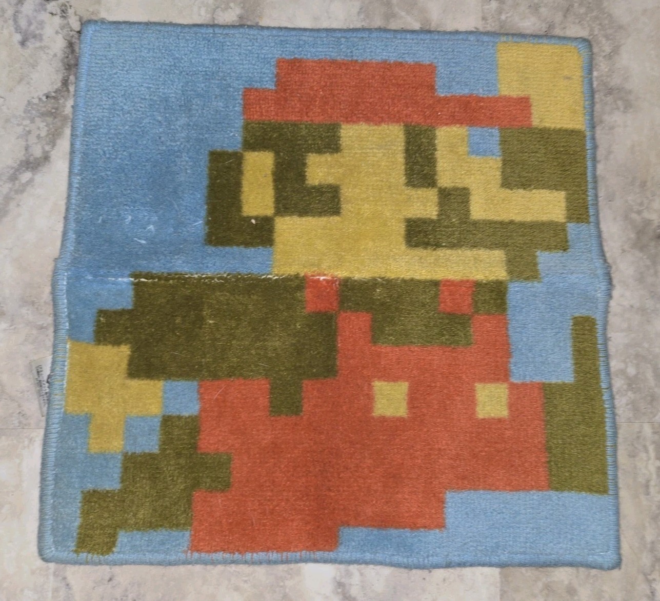 Rare Banpresto 2007 Nintendo Mario Pixel Mat, Placemat, 15.5x15.5 Rare Banpresto 2007 Nintendo Mario Pixel Mat, Placemat, 15.5x15.5
