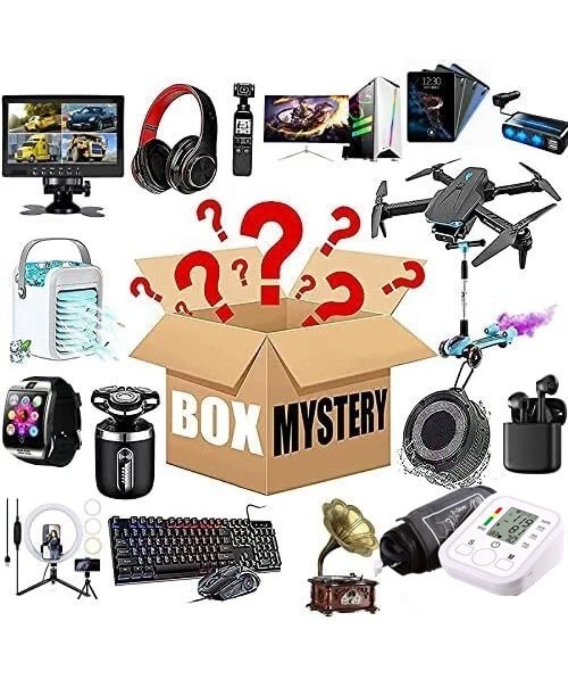 NEW SEALED AMAZON Mystery Small/medium Box Liquidation Merchandise Resale
