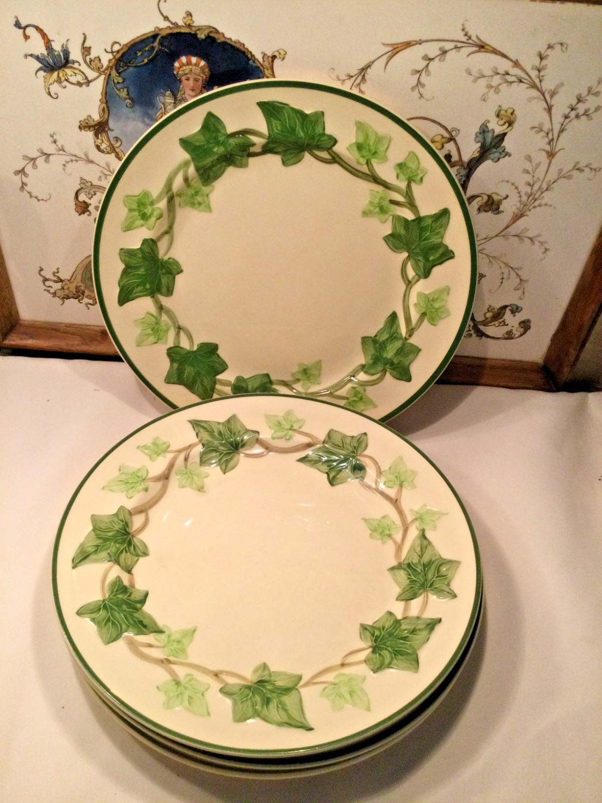 Franciscan IVY Made in USA Four 10 1/4\ Franciscan IVY Made in USA Four 10 1/4\