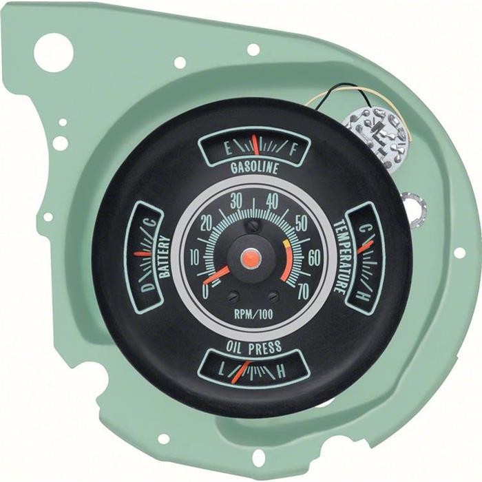 OER 6491313 Tachometer & Gauge Cluster, 5500 RL, 1969 Chevelle OER 6491313 Tachometer & Gauge Cluster, 5500 RL, 1969 Chevelle