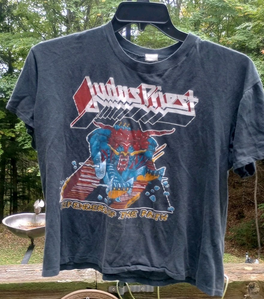 Vintage 1984 Judas Priest Defenders Of The Faith Concert T-shirt L Double Sided Vintage 1984 Judas Priest Defenders Of The Faith Concert T-shirt L Double Sided