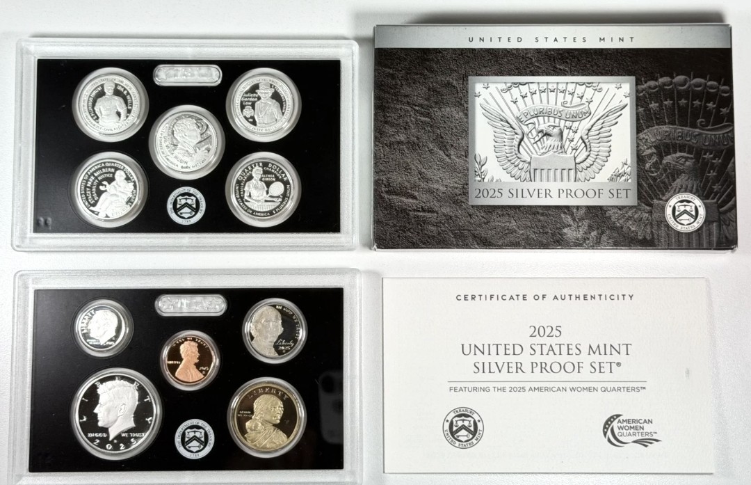 2025-S US Mint Silver Proof 10 Coin Set▪︎Ships FREE On Hand REPUTABLE SELLER