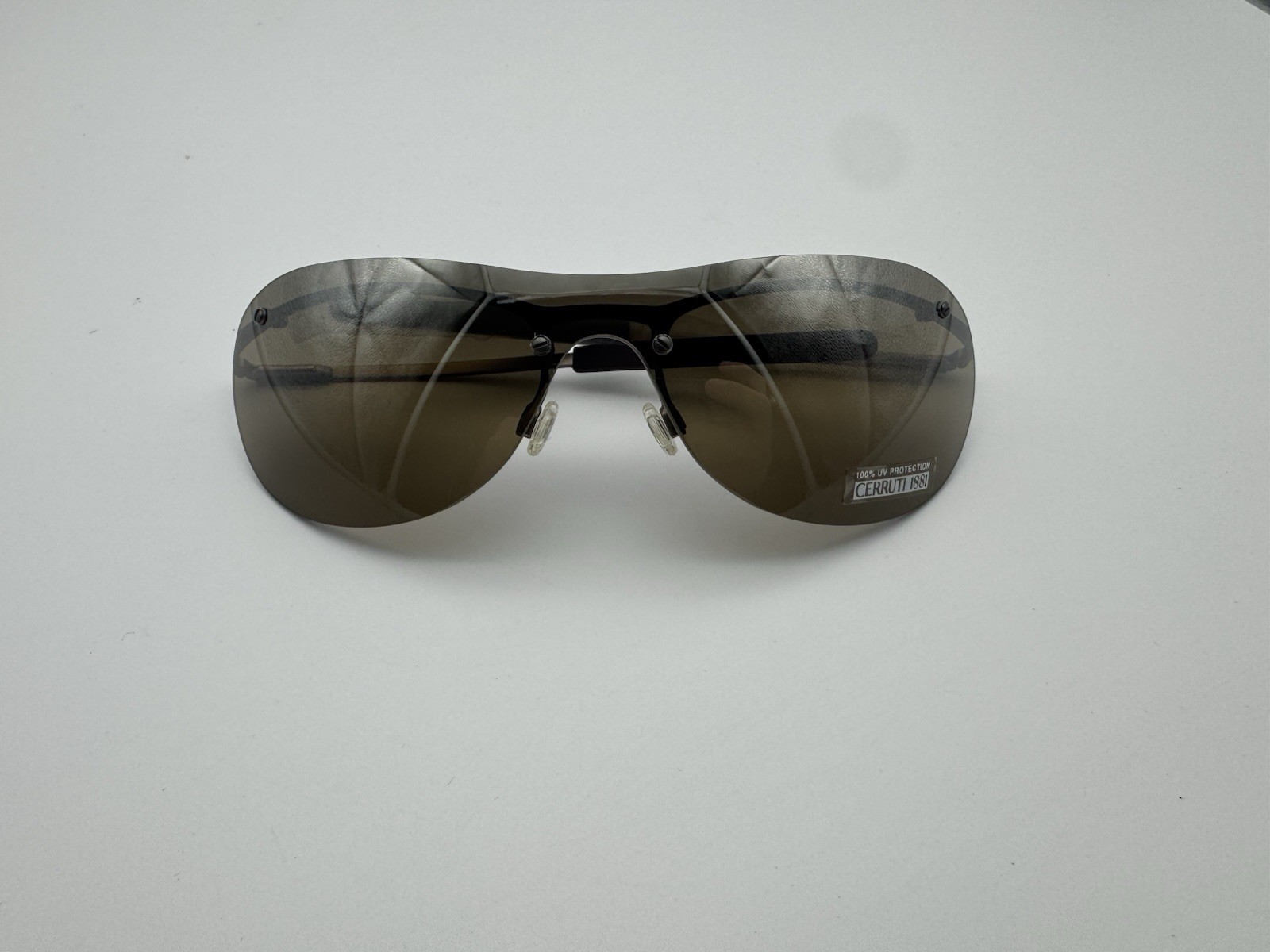Cerruti 1881 C7217 Sunglasses Brown Lens Rimless NOS Vintage Cerruti 1881 C7217 Sunglasses Brown Lens Rimless NOS Vintage