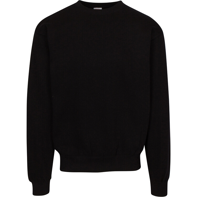 Men's Heavyweight  Crewneck Sweatshirt Cotton Long Sleeve Sweater Fleece Warm