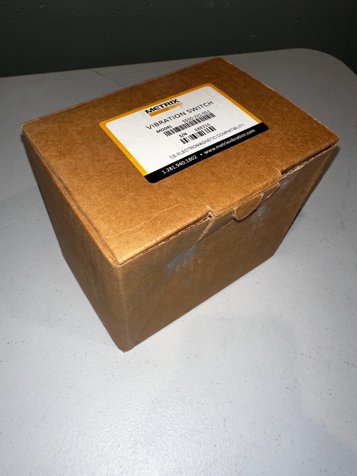 Metrix 5550 VibraAlert Vibration Switch 5550-221-011 NIB w/ Manuals Metrix 5550 VibraAlert Vibration Switch 5550-221-011 NIB w/ Manuals