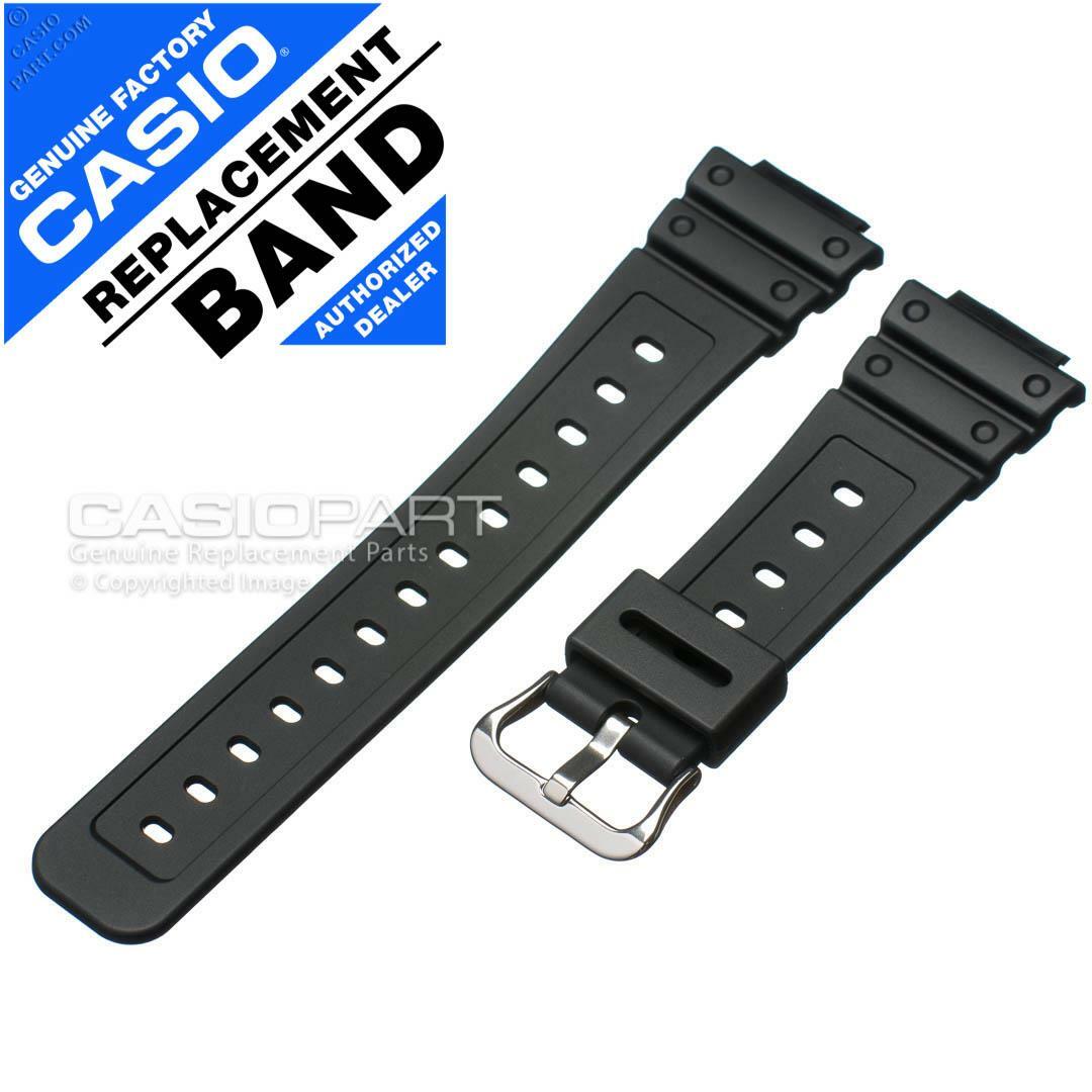 Genuine Casio Black Rubber Watch Band Strap - G-Shock GW-5000-1JF Multi Band 6