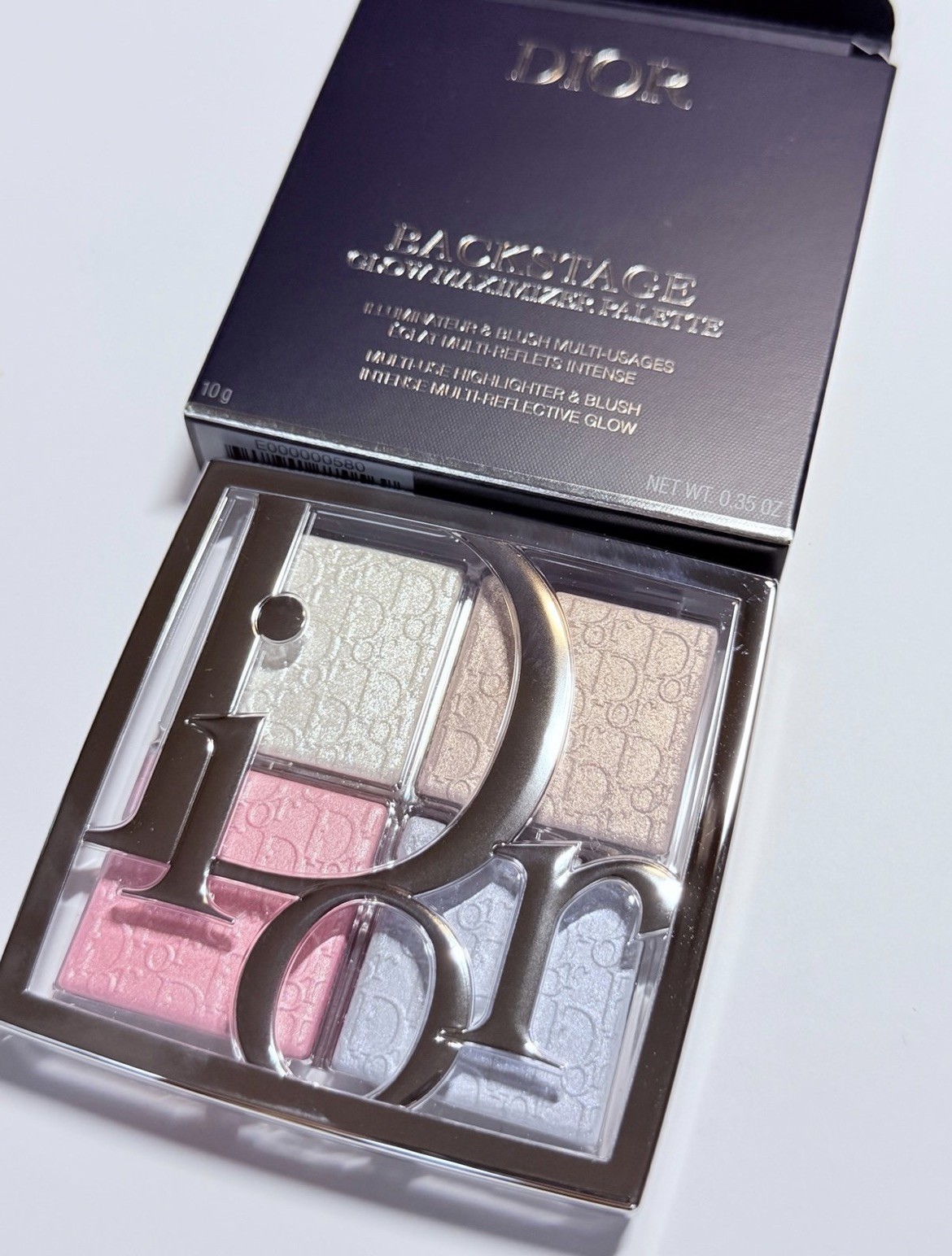 Dior Backstage Glow Maximizer Palette 002 Frosted Opal Glow New Full Size Dior Backstage Glow Maximizer Palette 002 Frosted Opal Glow New Full Size