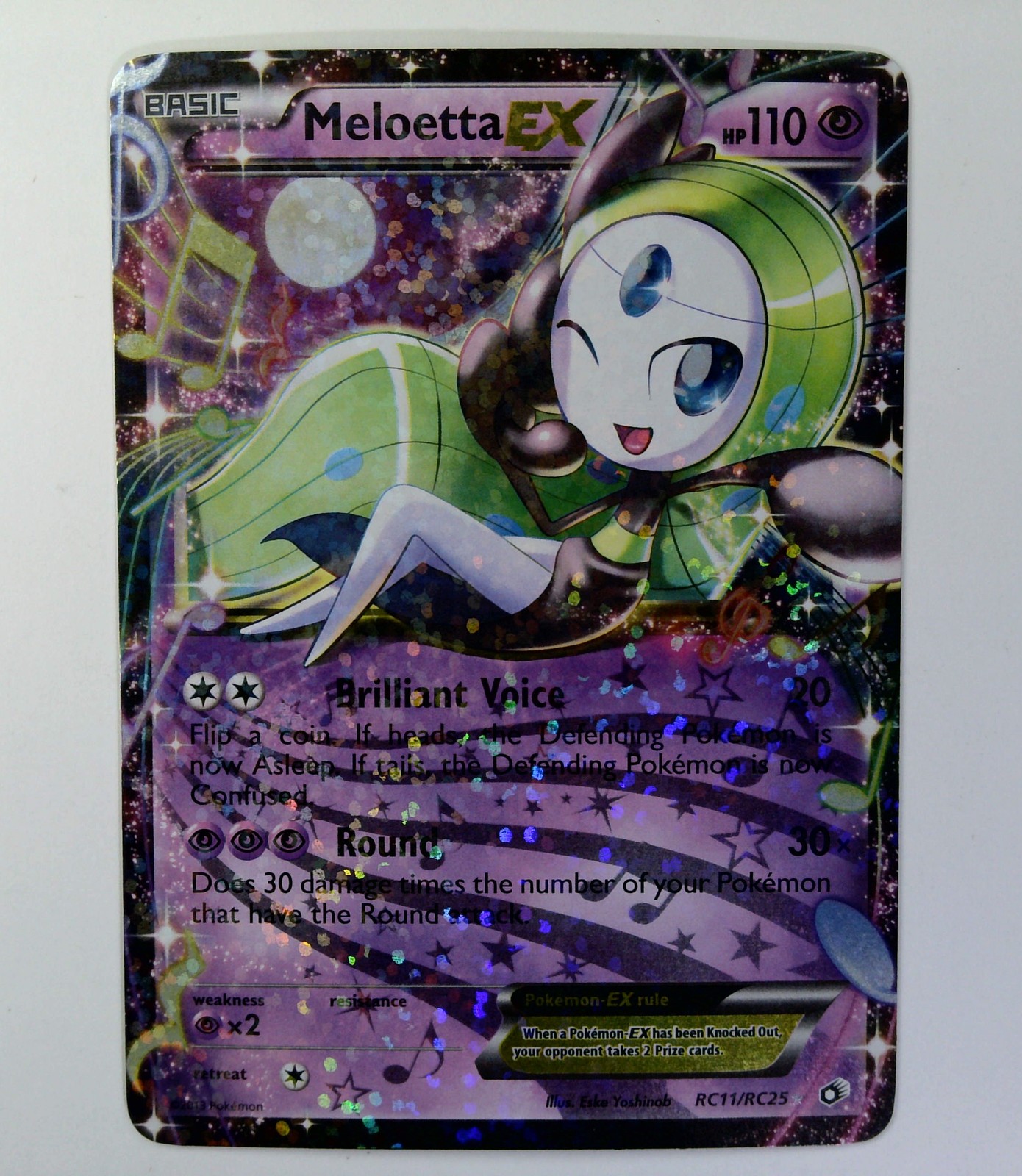 Pokmon TCG - Meloetta EX - RC11/RC25 - Holo - Legendary Treasures Near Mint R Pokmon TCG - Meloetta EX - RC11/RC25 - Holo - Legendary Treasures Near Mint R
