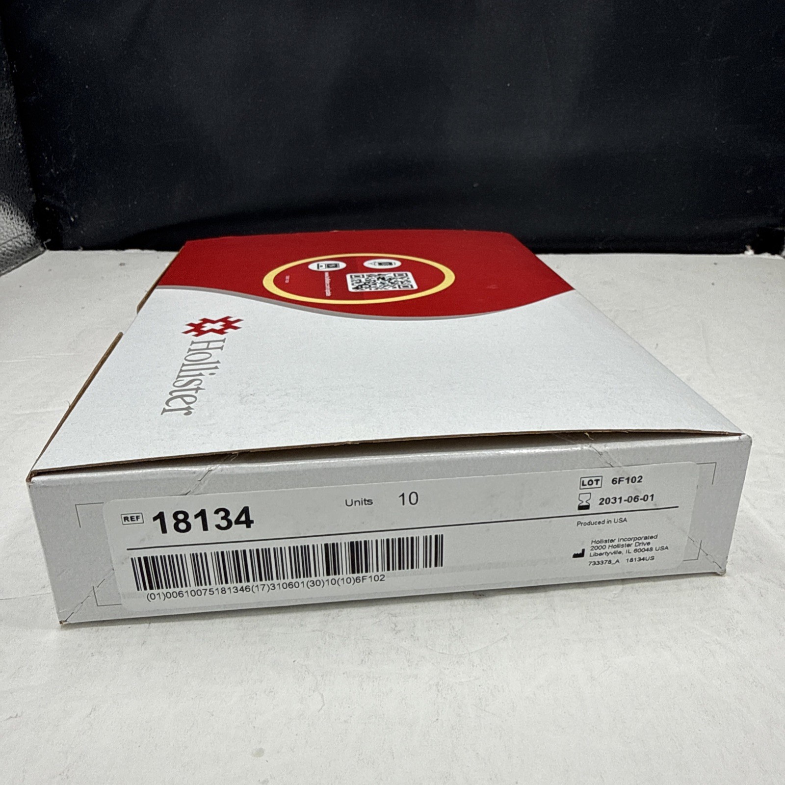 10 HOLLISTER 18134 New Image 2-Piece Drainable Pouch 2-3/4