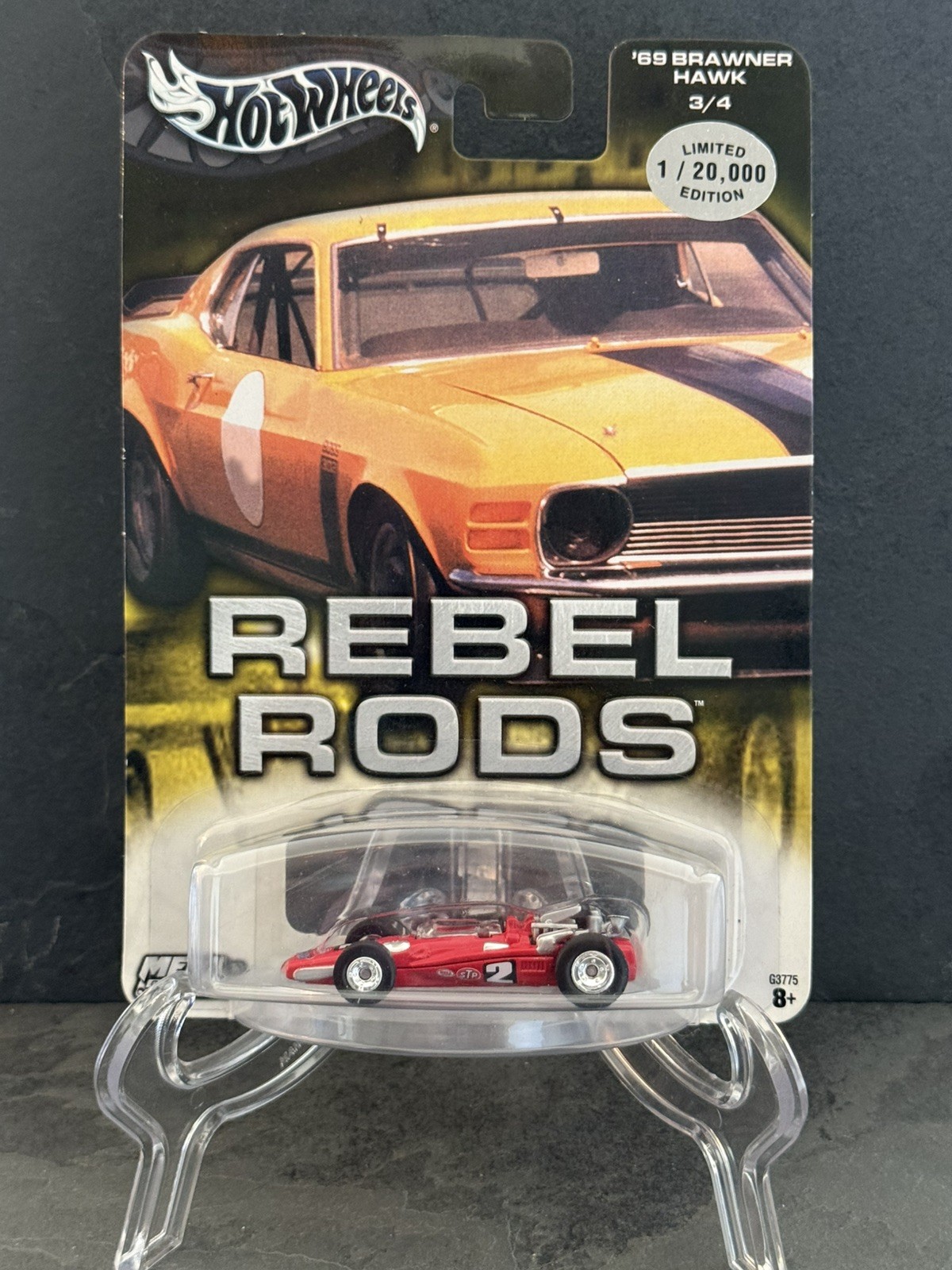 Hot Wheels Rebel Rods Series '69 Brawner Hawk Red Metal Universe Unopened New Hot Wheels Rebel Rods Series '69 Brawner Hawk Red Metal Universe Unopened New