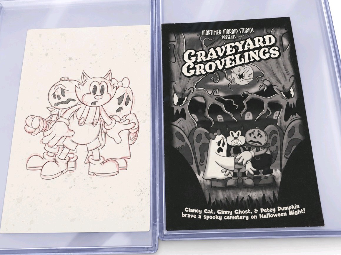 Knott’s Scary Farm Inked Unearthed Mini Prints 3.5x5.5 Quest Exclusive Set