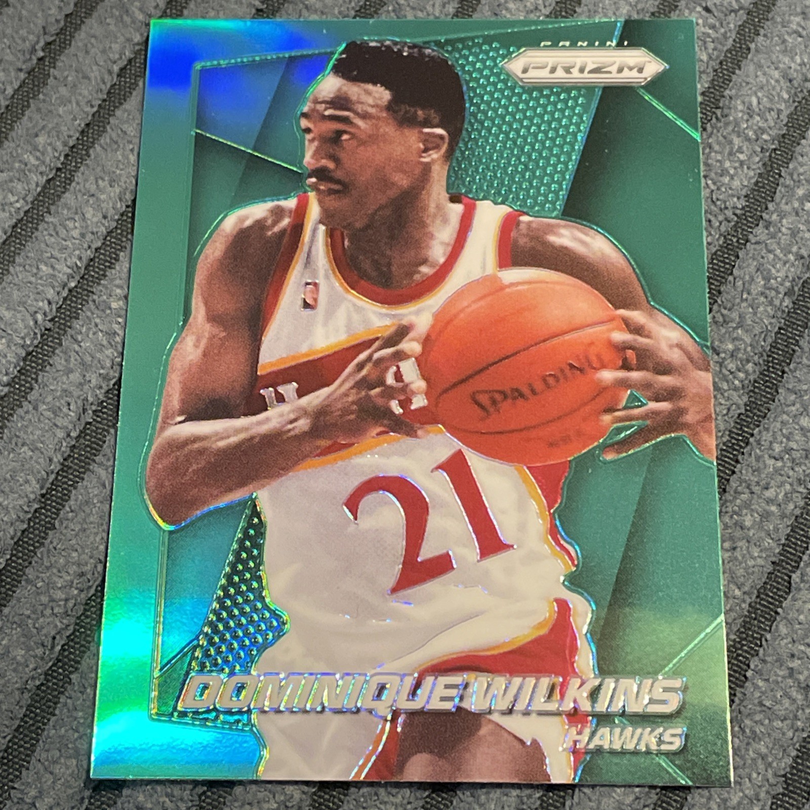 2014-15 Panini Prizm - Dominique Wilkins #170 Green Prizm