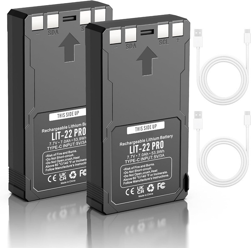 2-Pack New LIT-22 Battery For SPYPOINT LIT-22 Pro Hunting Cellular Trail Camera 2-Pack New LIT-22 Battery For SPYPOINT LIT-22 Pro Hunting Cellular Trail Camera