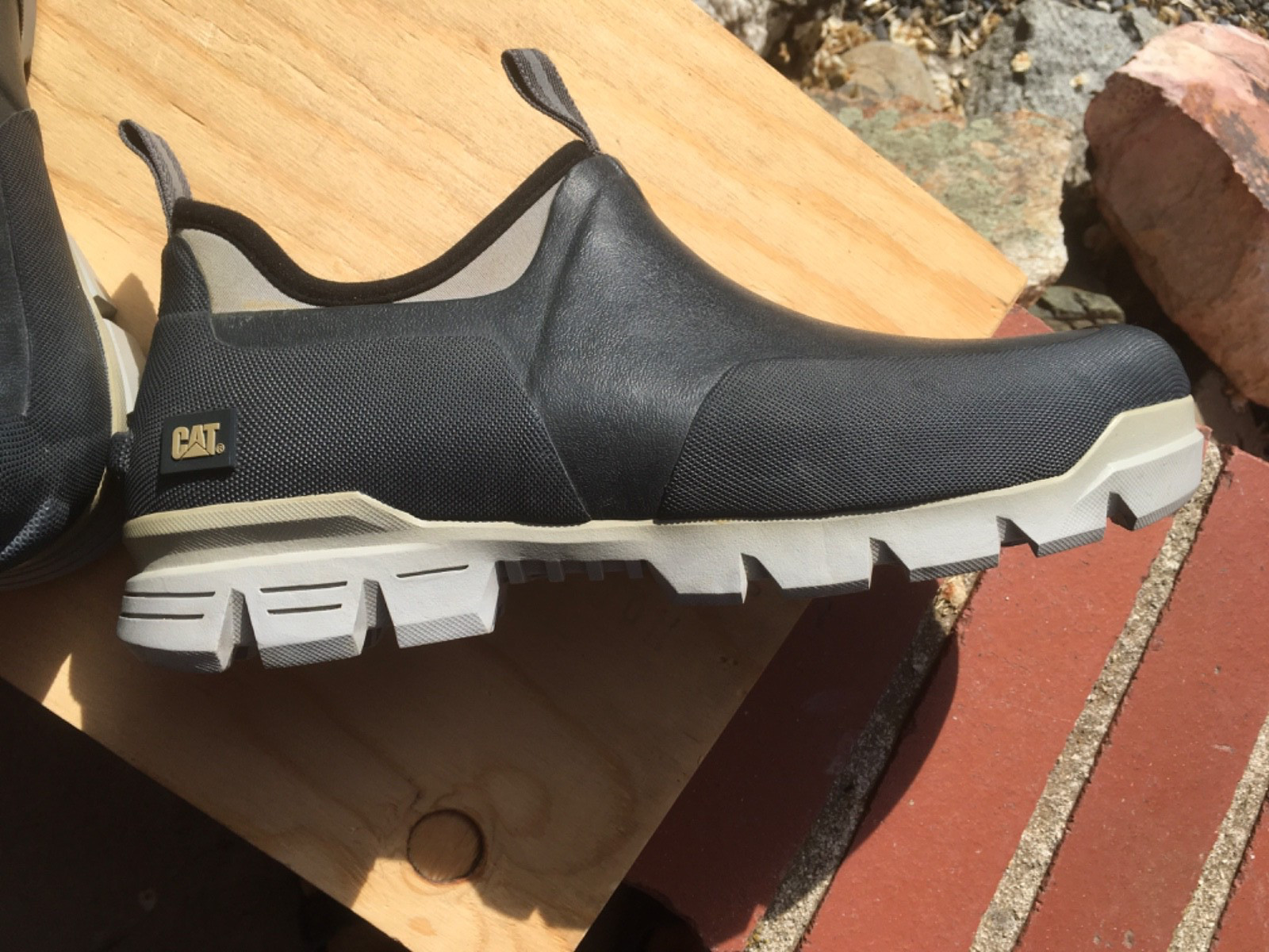 Caterpillar Waterproof CAT STORMERS MENS Size 14 M Black Upper