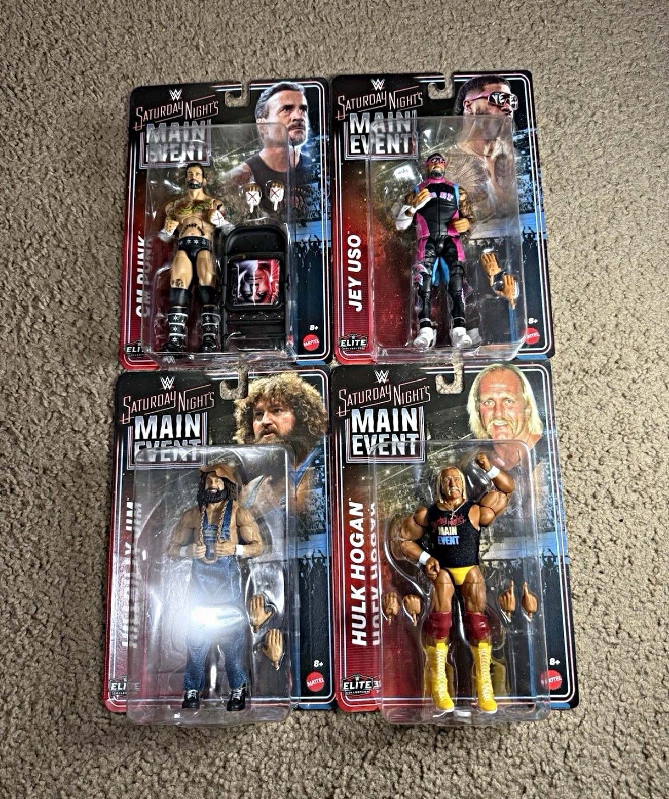WWE Saturday Nights Main Event SERIES 1 FIGURES COMPLETE BRAND NEW WWE Saturday Nights Main Event SERIES 1 FIGURES COMPLETE BRAND NEW