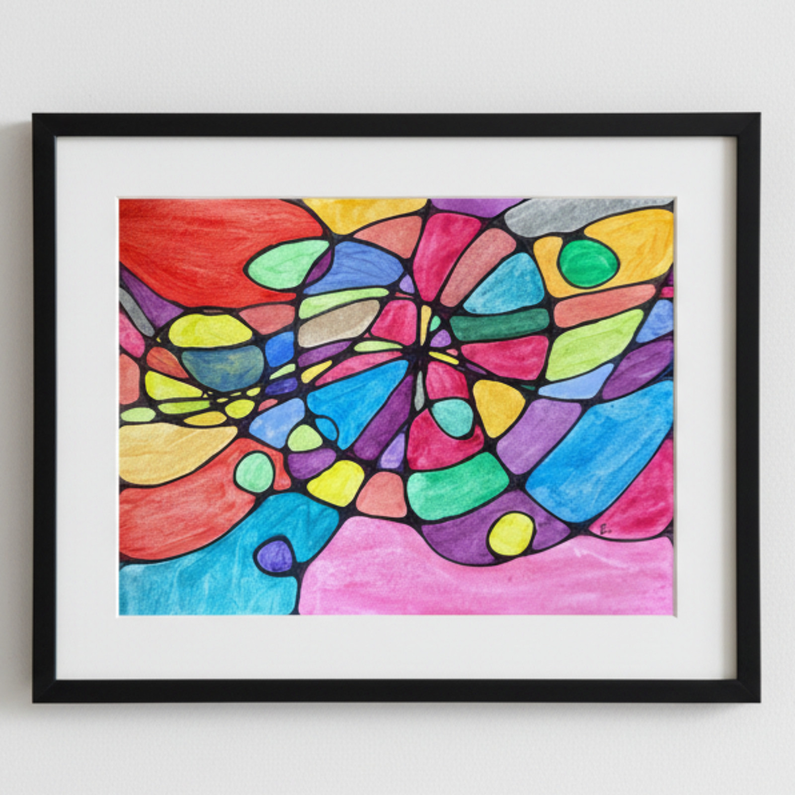 EMBRY Original 9x12 Colorful Watercolor Art Painting \