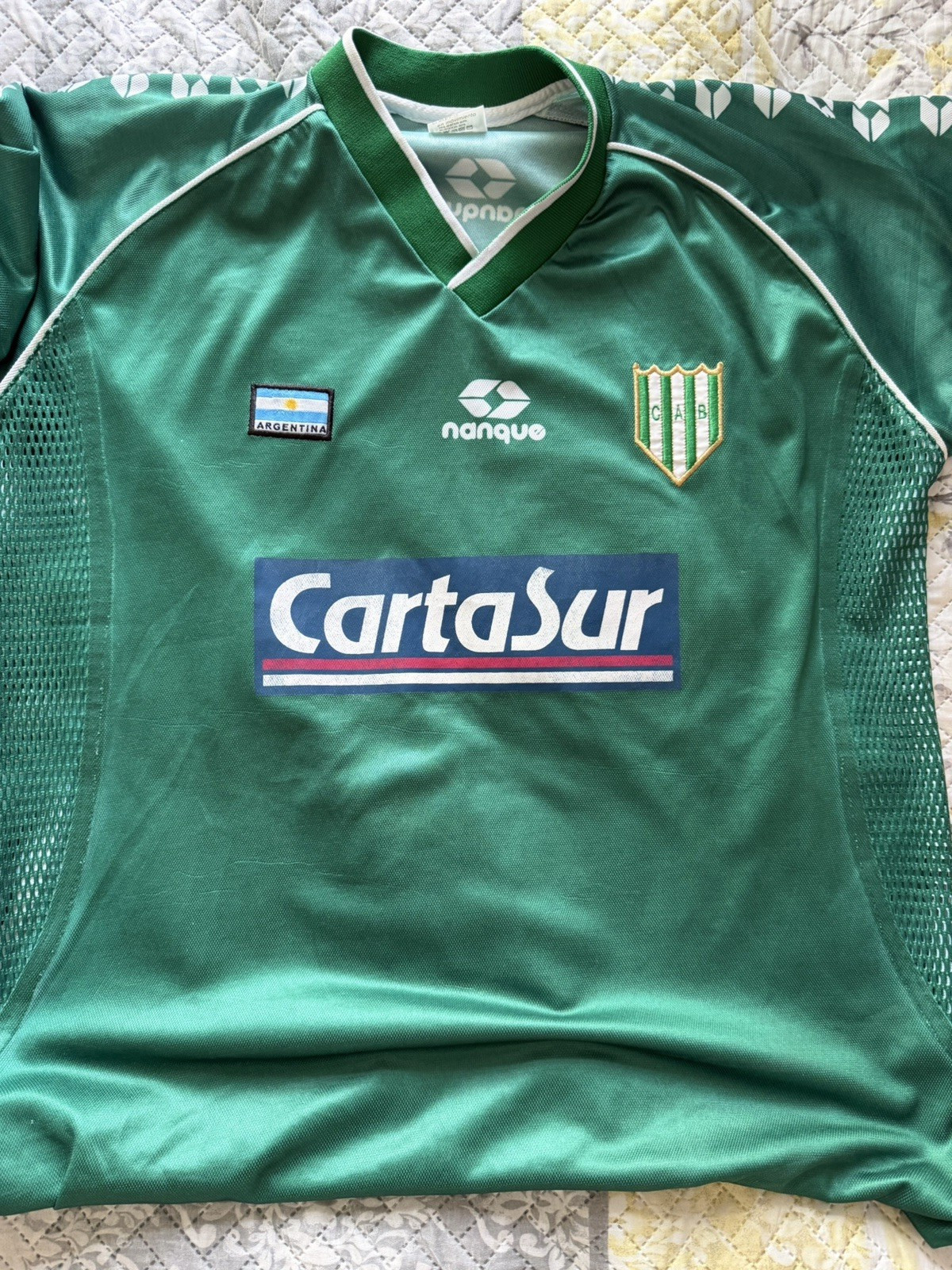 Club Atlético Banfield  Argentina #32 Soccer Jersey Game worn Primera  Division