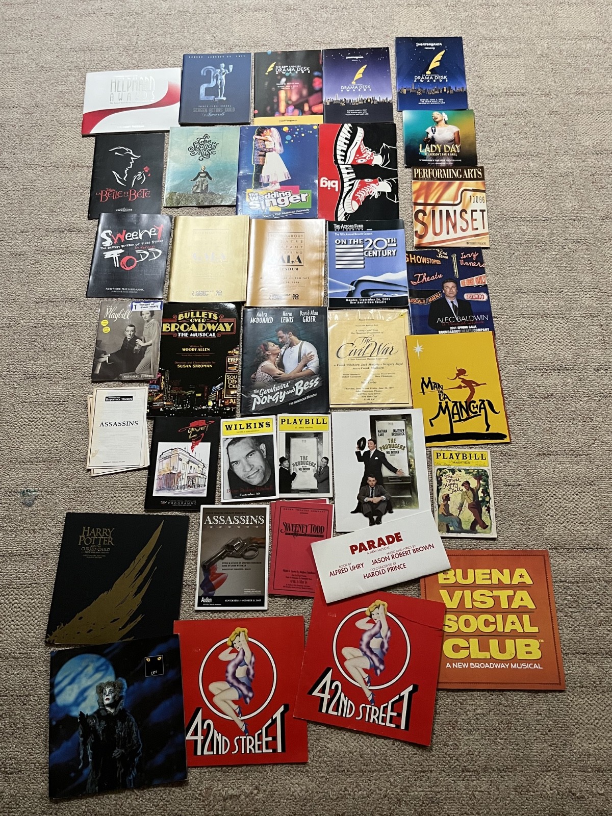 Broadway Program Collection - Rare, Foreign, Signed Broadway Program Collection - Rare, Foreign, Signed