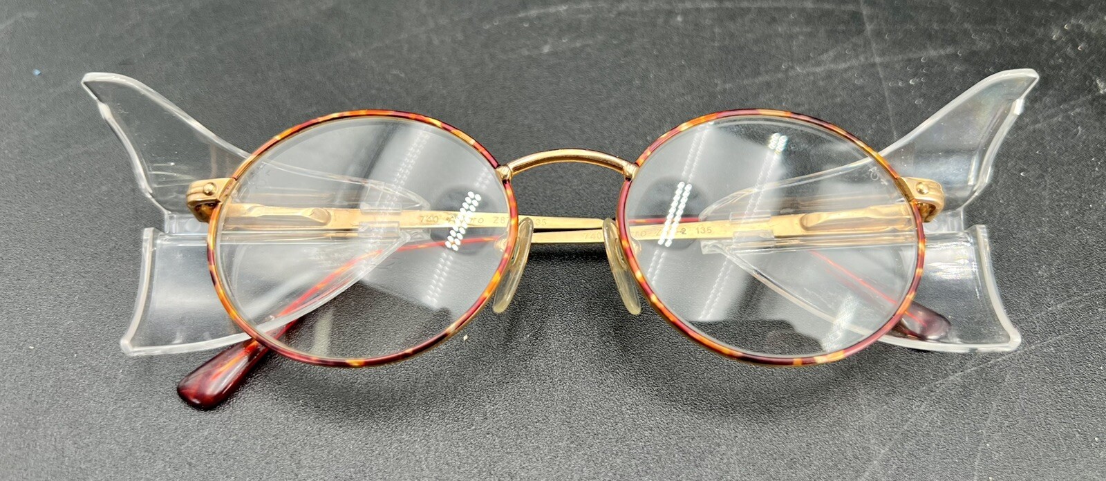Vtg American Optical AO Safety 135 Z87-2 EX550 Oval Eyeglasses Aearo 740 Vtg American Optical AO Safety 135 Z87-2 EX550 Oval Eyeglasses Aearo 740