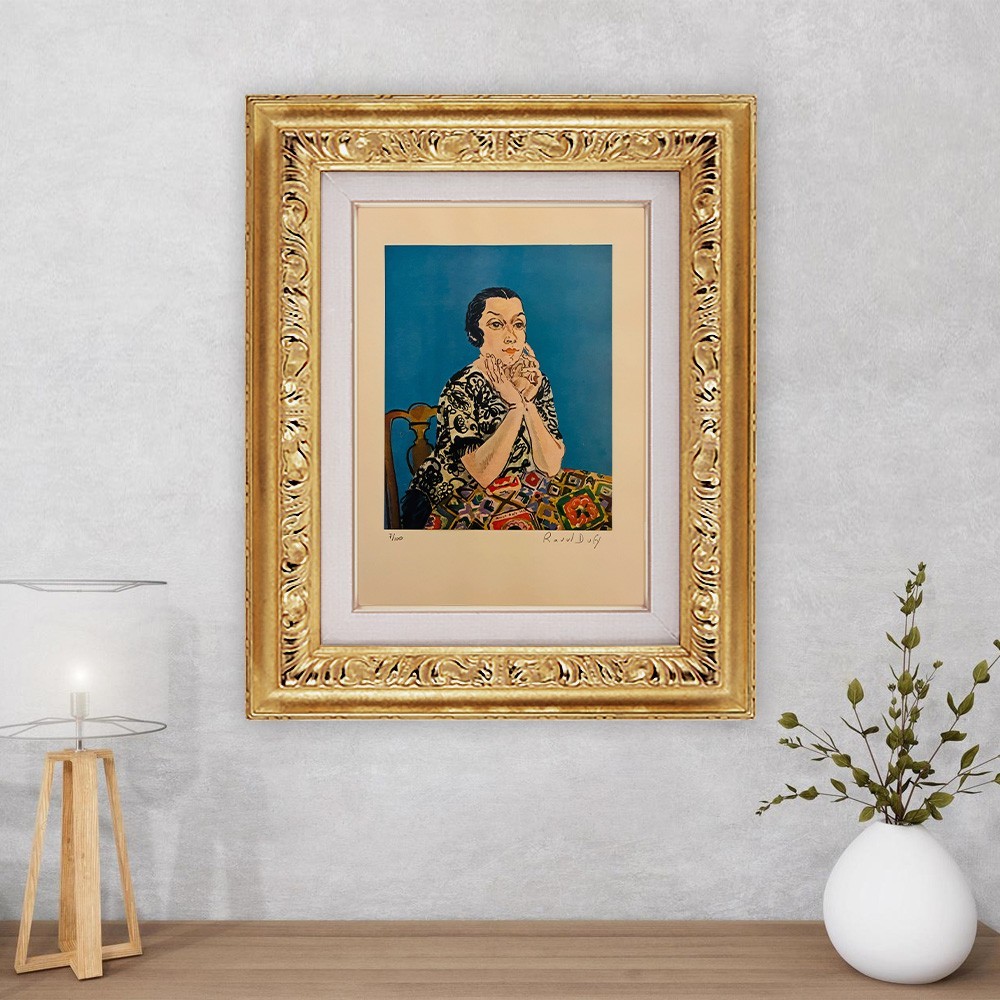 Raoul Dufy Original signed Print, COA and appraisal for $3,500 USD.*- Raoul Dufy Original signed Print, COA and appraisal for $3,500 USD.*-