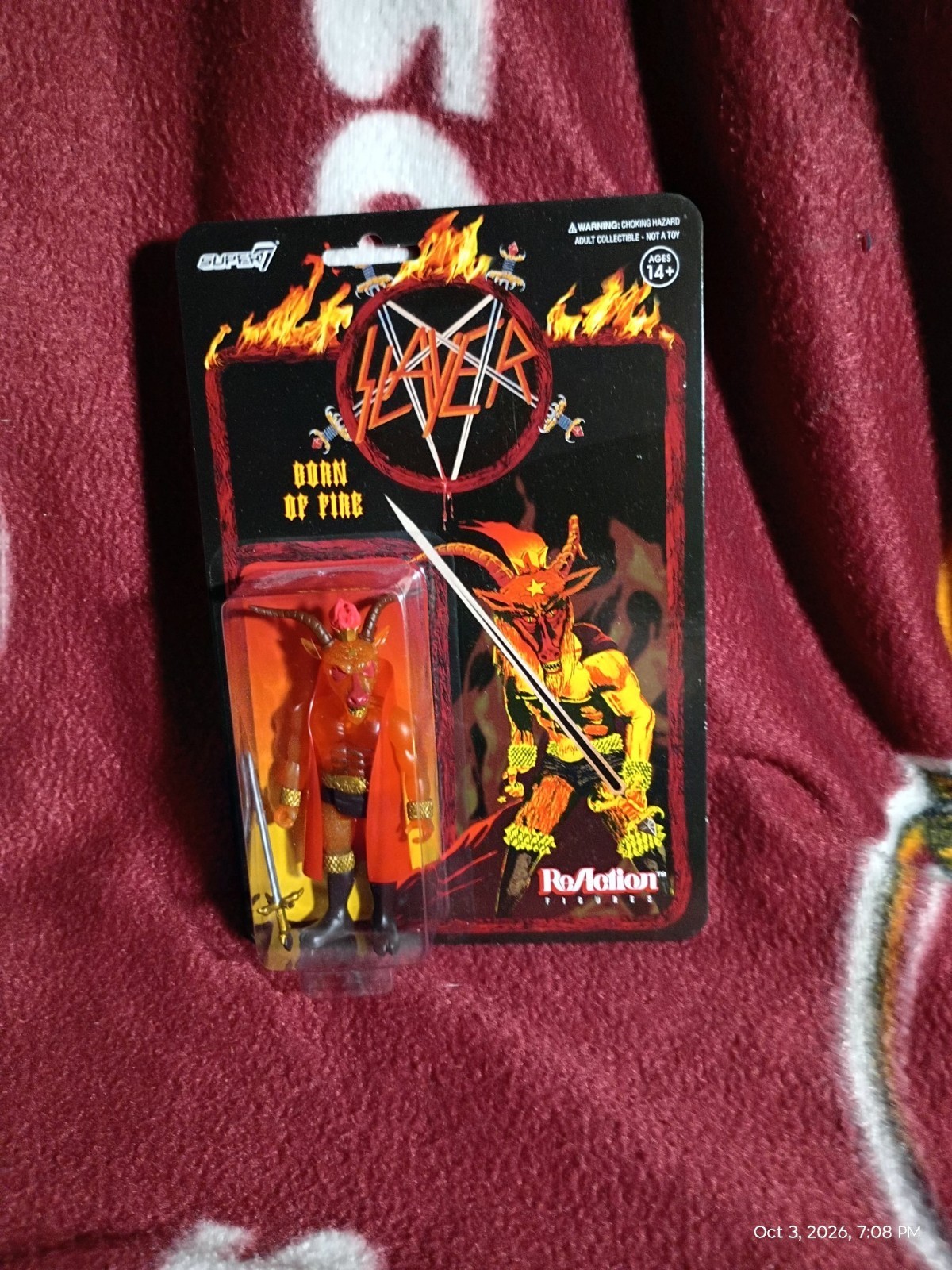Super7 ReAction Slayer Minotaur Born of Fire Translucent 3.75 Super7 ReAction Slayer Minotaur Born of Fire Translucent 3.75