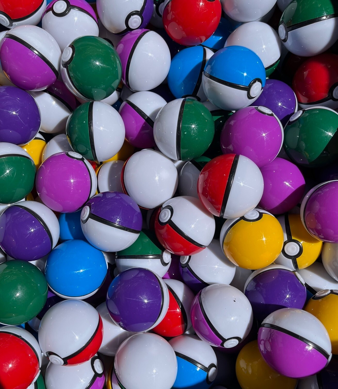 25 Mini 2” Pokeballs with 25 Random Action Figures Kids Bday Party Gift 25 Mini 2” Pokeballs with 25 Random Action Figures Kids Bday Party Gift