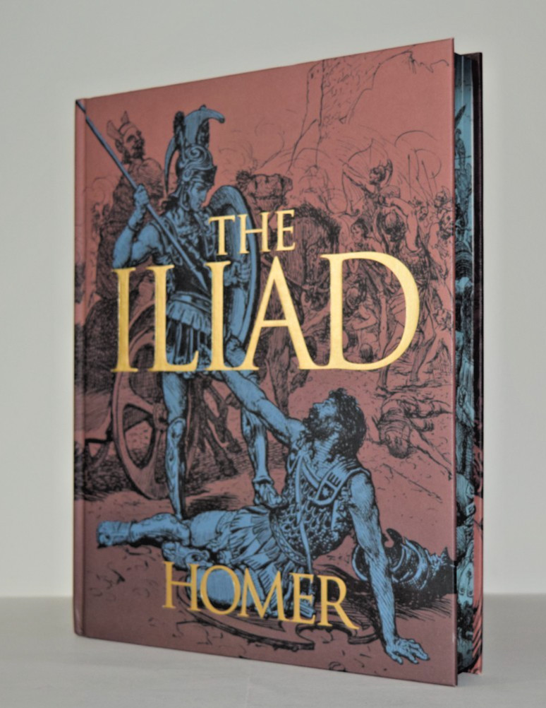 NEW Iliad by Homer Illustrated Collectible Deluxe Hardcover Gift