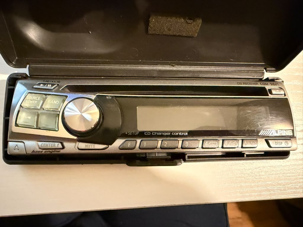 alpine cdm-9821 - face plate only