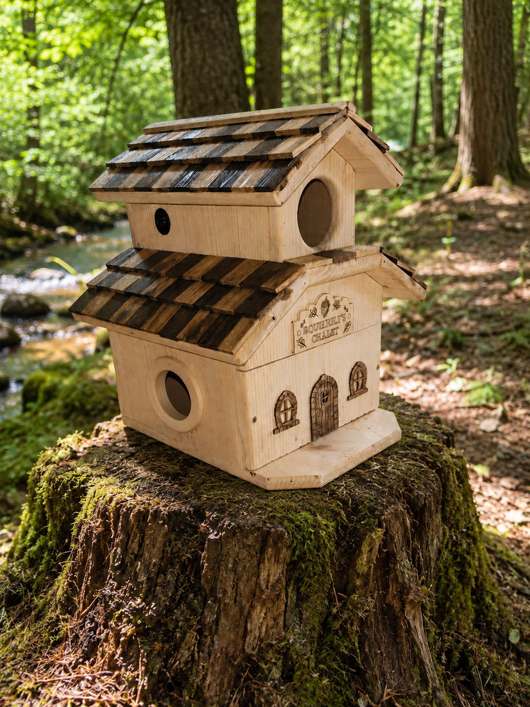 Extra Large Handmade Squirrel House With or Without Camera