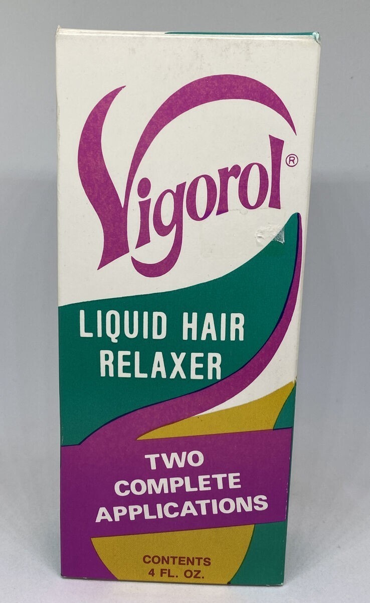 Vigorol Liquid Hair Relaxer Two Complete Applications - 4 oz VTG stock HTF Vigorol Liquid Hair Relaxer Two Complete Applications - 4 oz VTG stock HTF