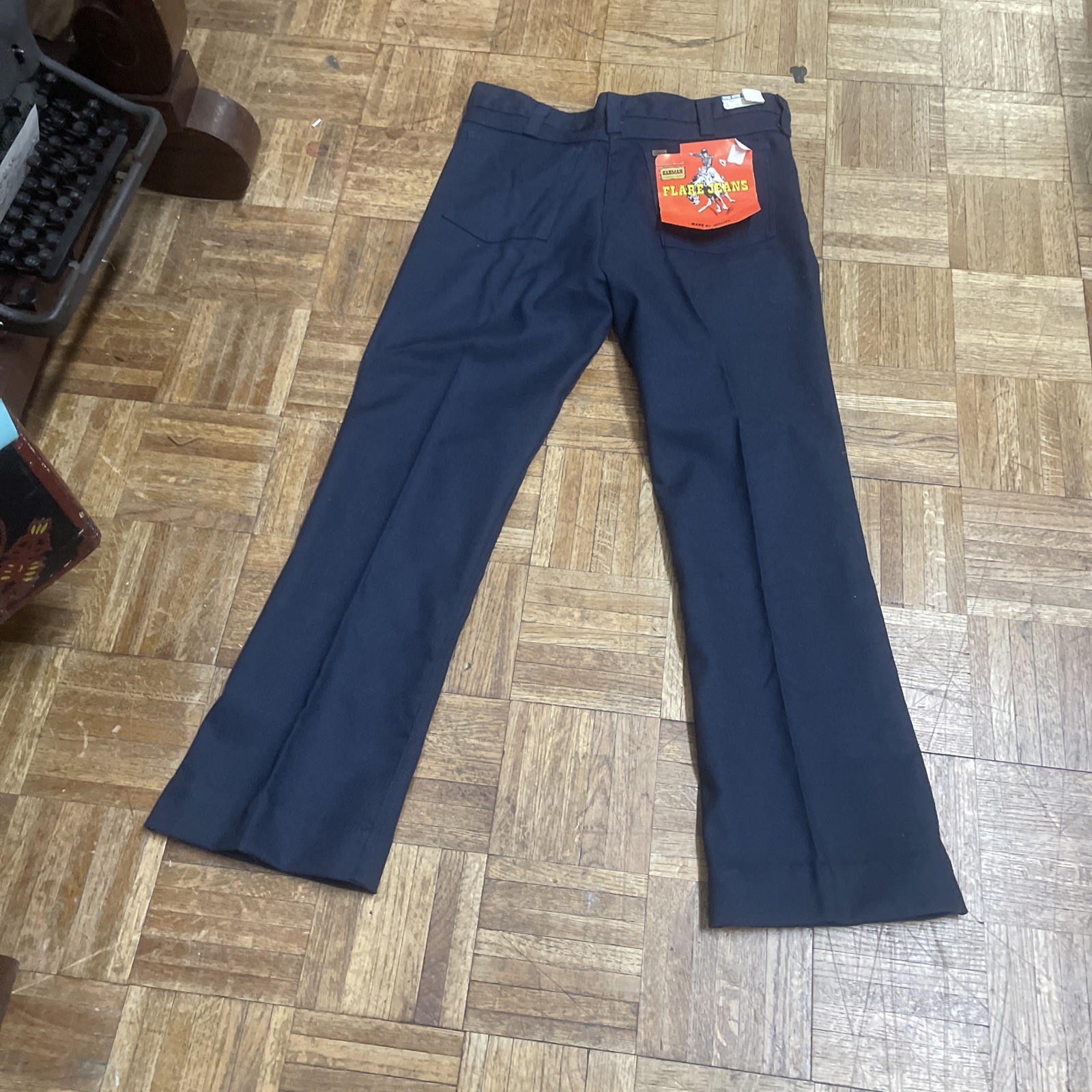 Vintage NOS Men’s Karman Western Wear Flare Jeans 34 By 32 W/tags 