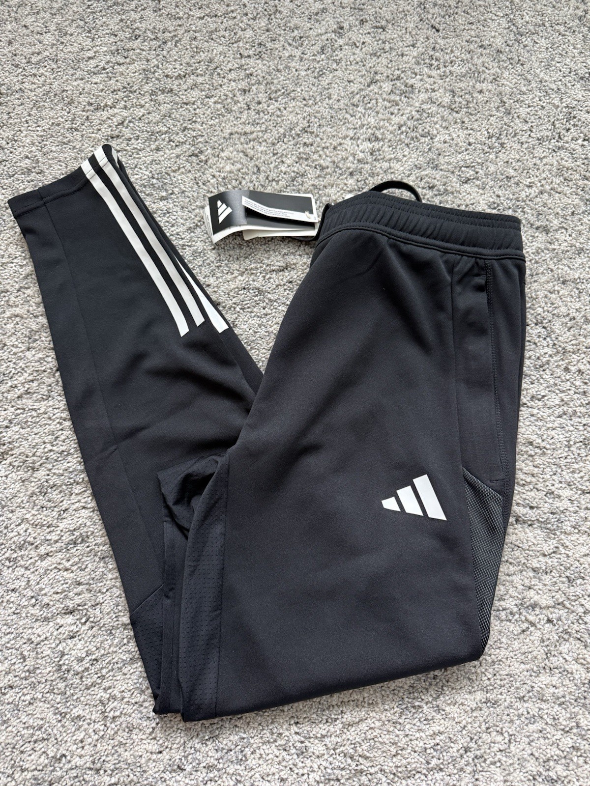 Adidas Men’s Medium Tiro 23 Jogger Track Pants Black White Aeroready NWT