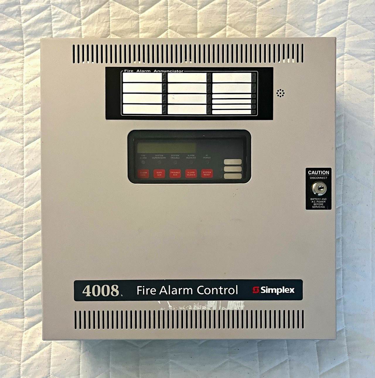 Simplex 4008 Fire Alarm Control Panel Control Panel (needs programming) Simplex 4008 Fire Alarm Control Panel Control Panel (needs programming)
