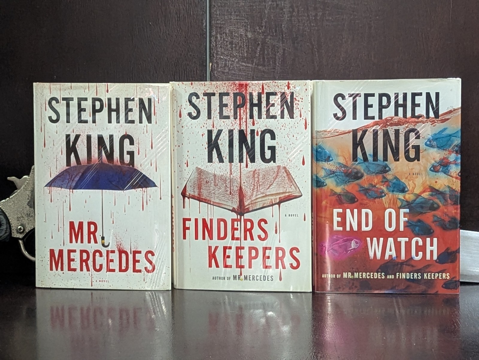 ​Stephen King Bill Hodges Trilogy 1st/1st Set Mr Mercedes Finders Keepers Watch