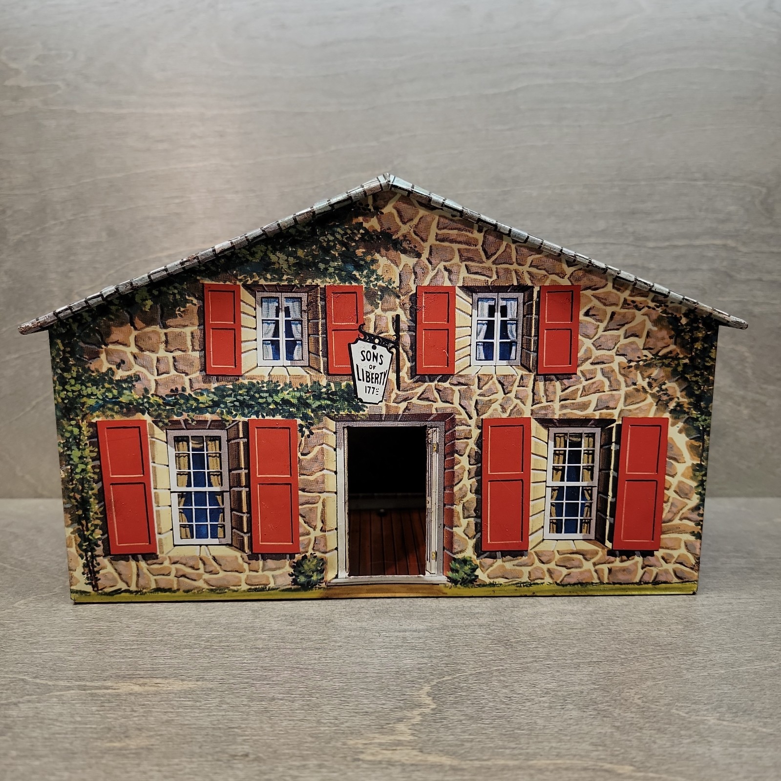 Vintage Marx Sons of Liberty Metal Tin Building Structure Playset - READ